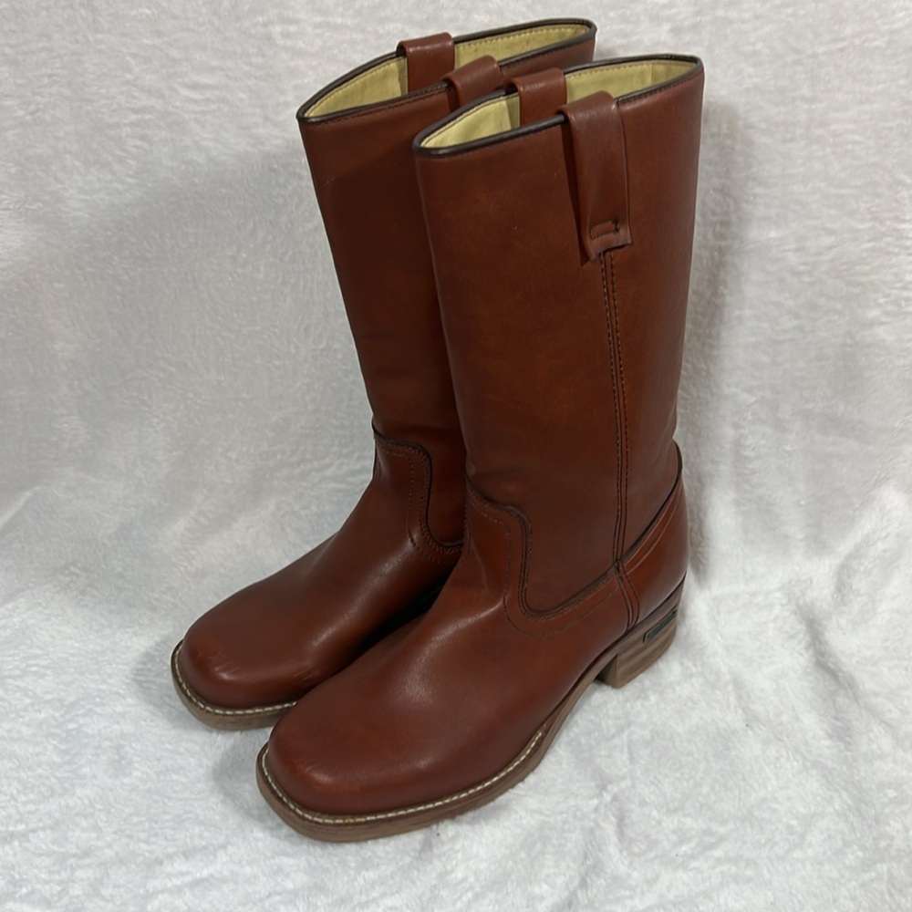 Ramrod Mens Cowboy Boots Size 8 Brown